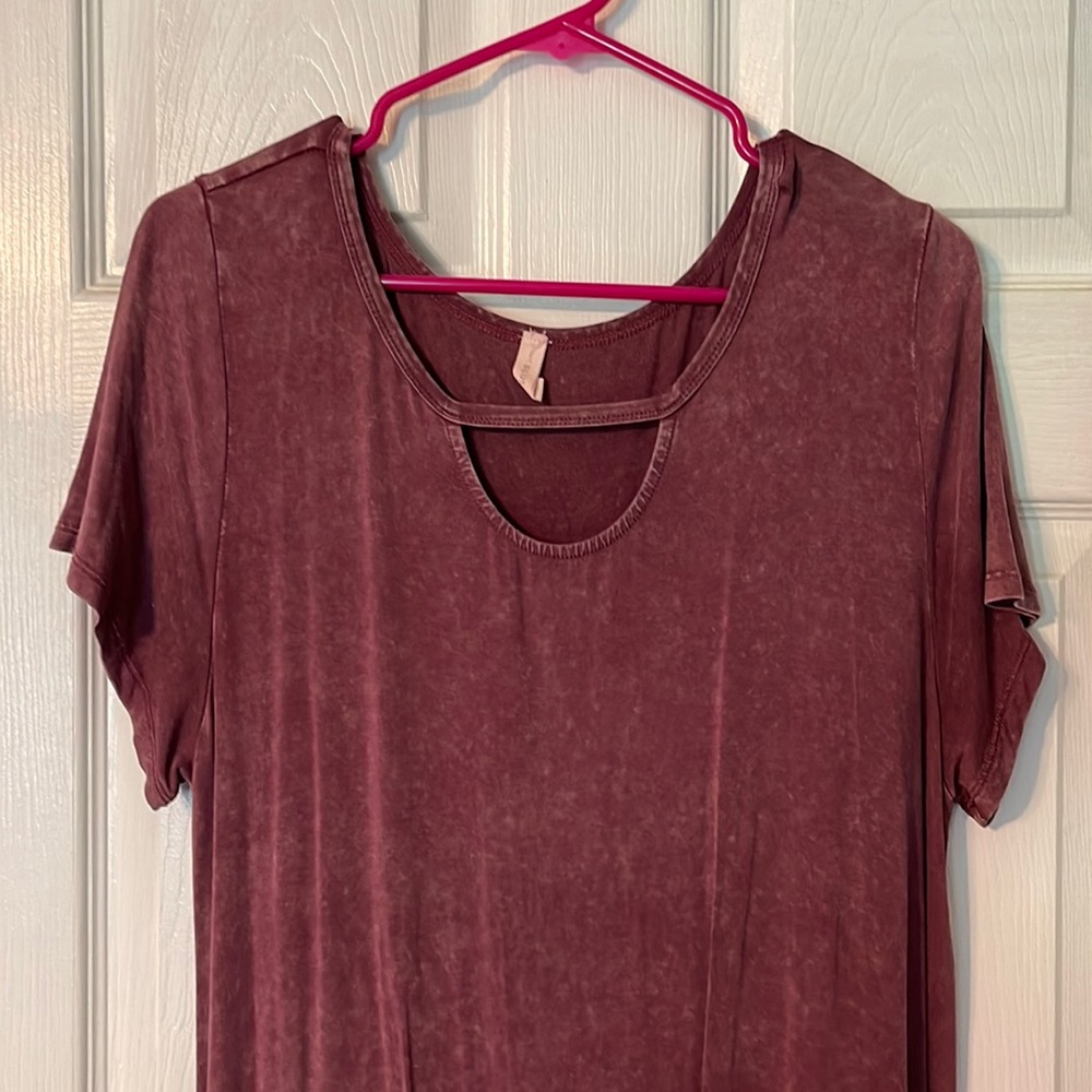 Burgundy Pinkblush Maternity Maxi Dress